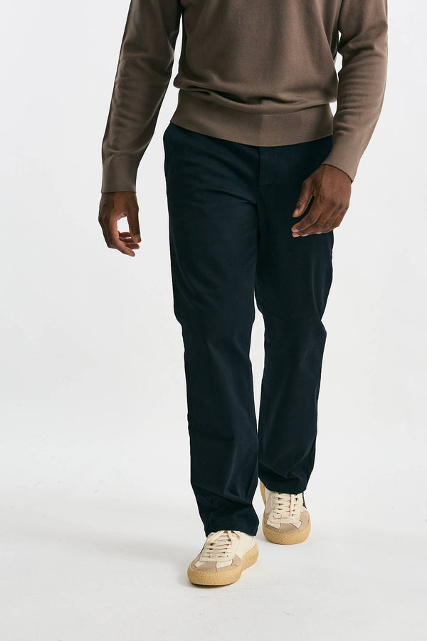 Pantalone WARREN in cotone stretch blu uomo Department five