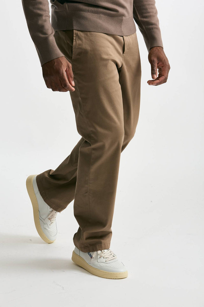 Pantalone WARREN in cotone stretch beige uomo Department five - 1