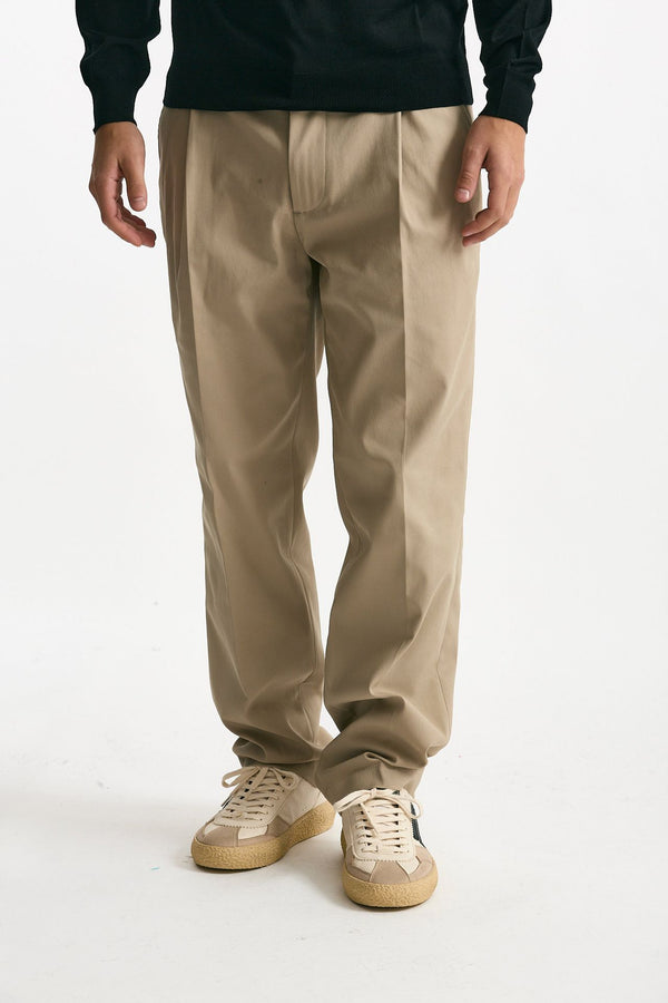 Pantalone GIN in cotone nylon stretch beige uomo Department five