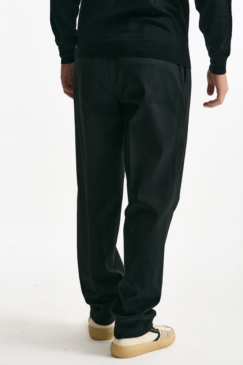 Pantalone GIN in cotone nylon stretch nero uomo Department five - 4