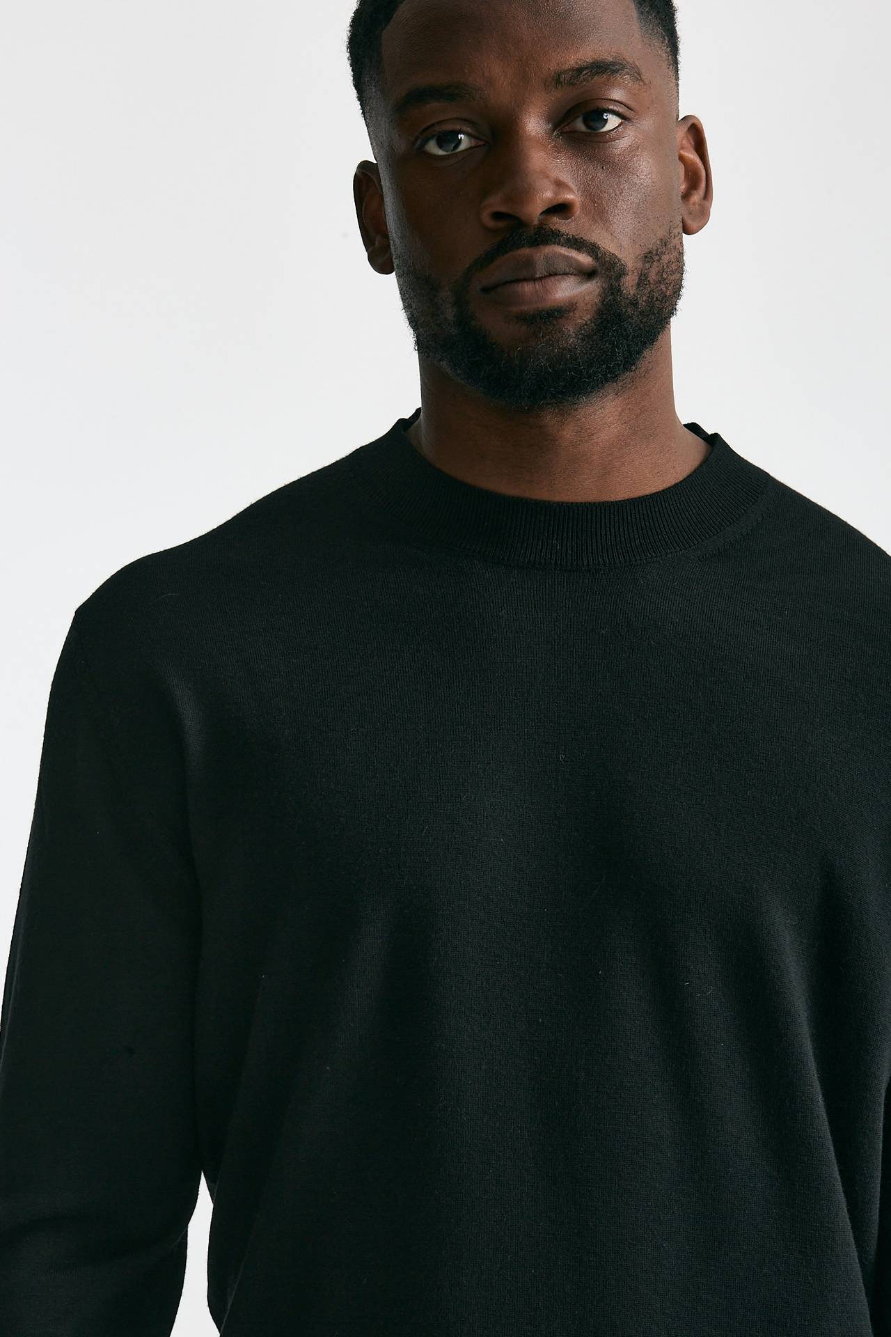 Maglia in lana e cashmere nero uomo Diana studio - 5