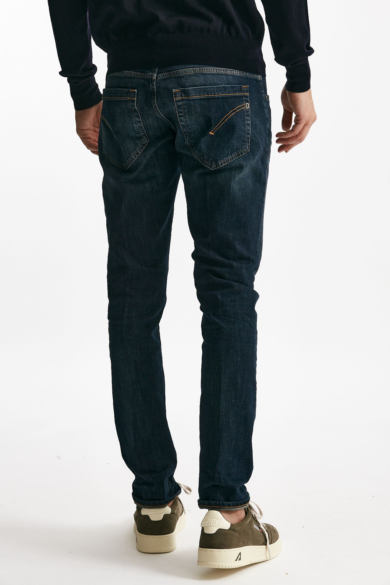 Jeans GEORGE lavaggio scuro stone washed uomo Dondup - 4