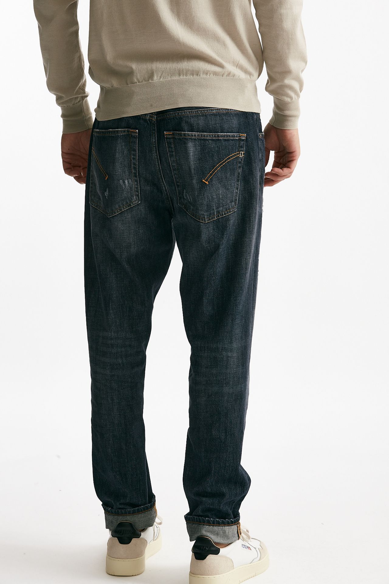 Jeans PACO lavaggio scuro blu/grigio uomo Dondup - 3