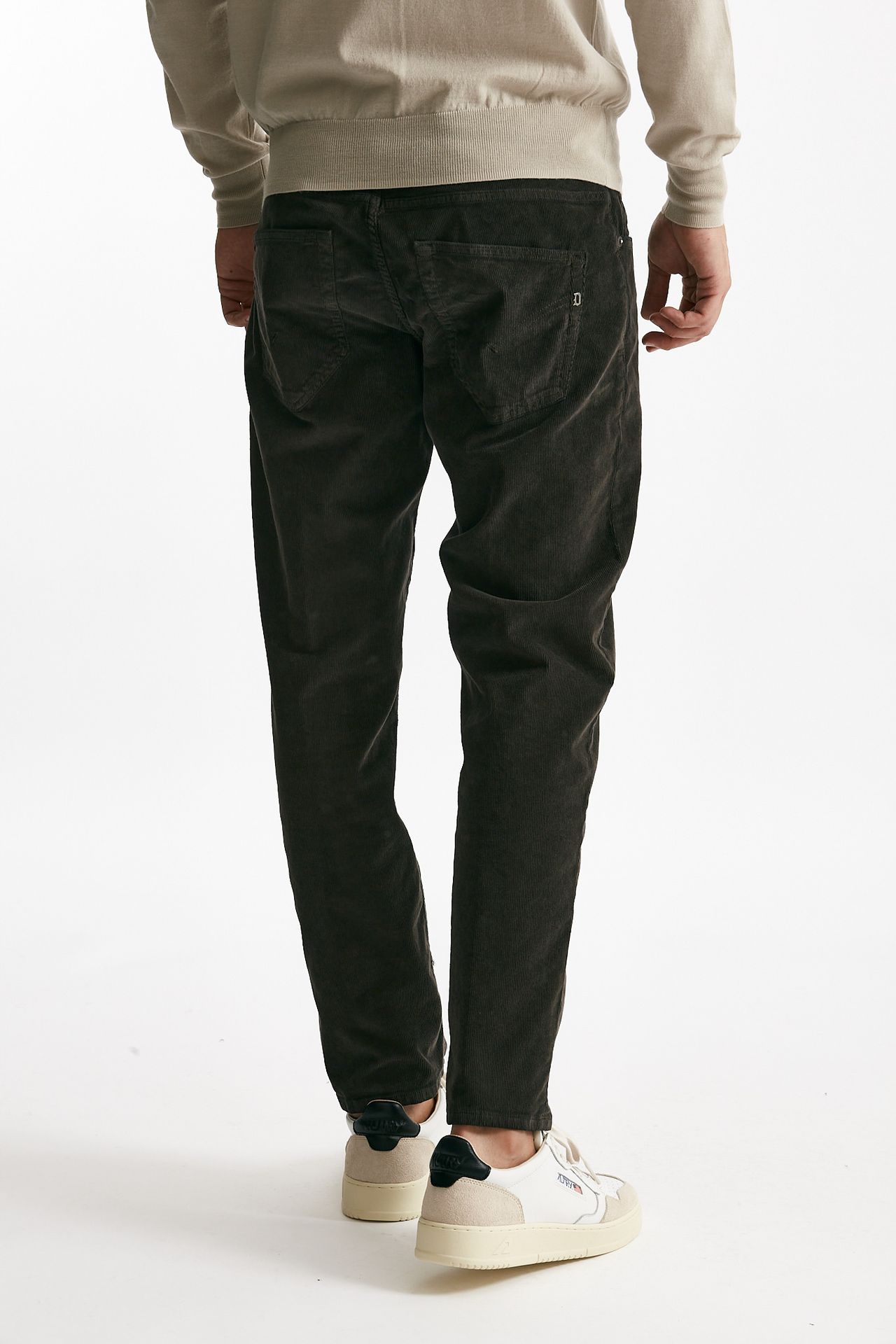 Jeans BRIGHTON in velluto marrone uomo Dondup - 3