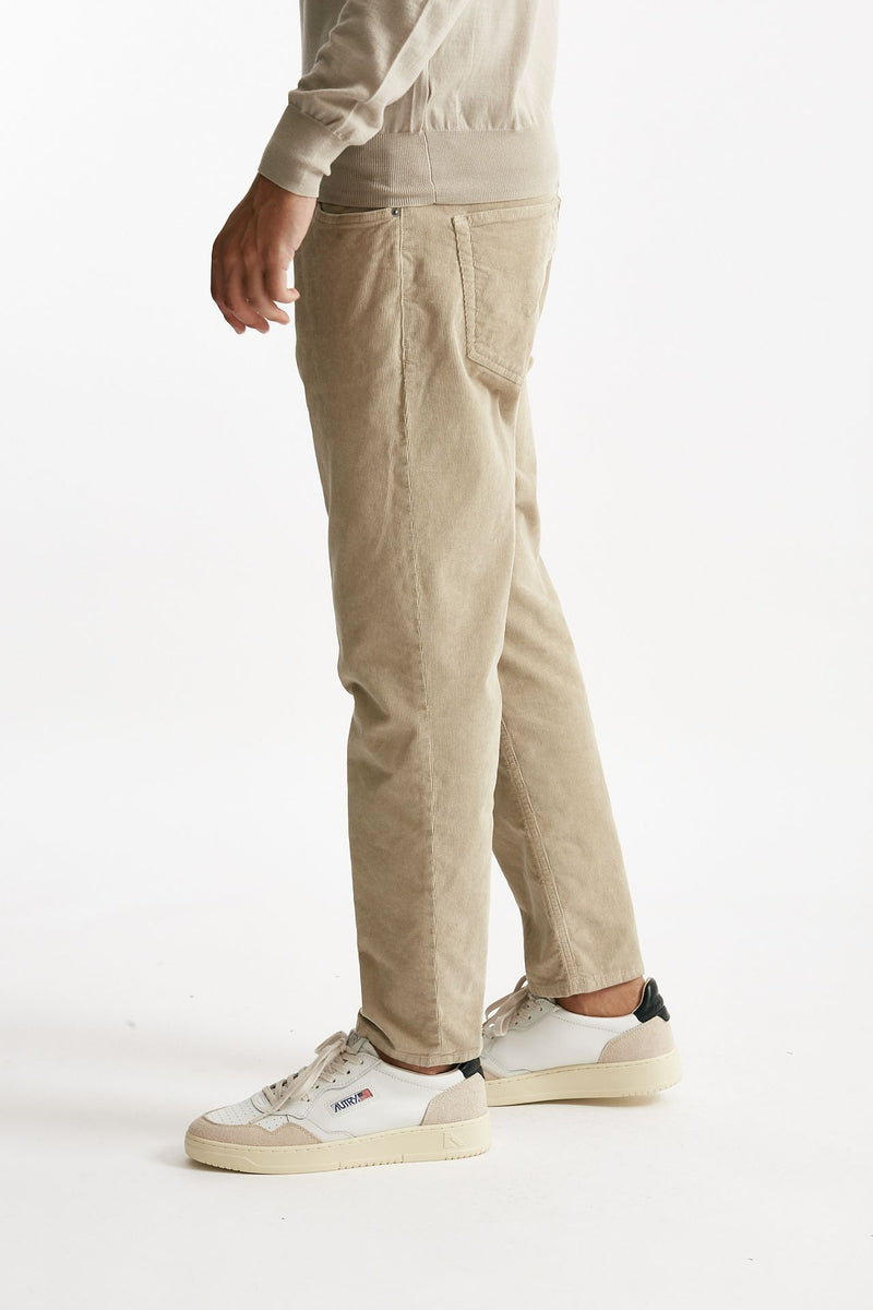 Jeans BRIGHTON in velluto beige uomo Dondup - 2