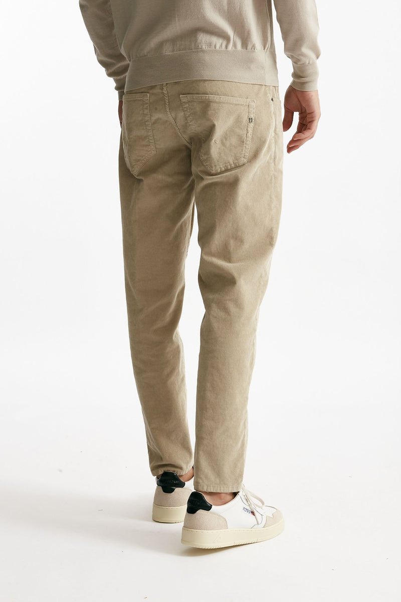 Jeans BRIGHTON in velluto beige uomo Dondup - 3