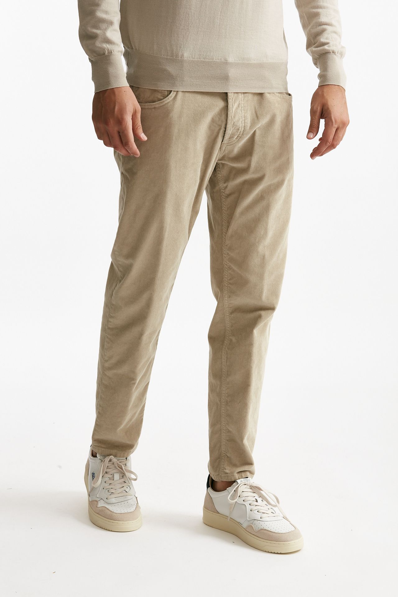 Jeans BRIGHTON in velluto beige uomo Dondup - 4
