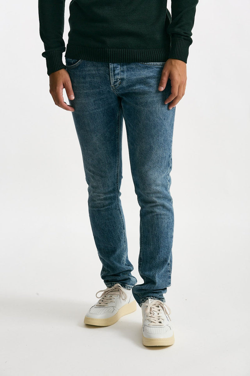 Jeans GEORGE lavaggio chiaro stone washed uomo Dondup - 1