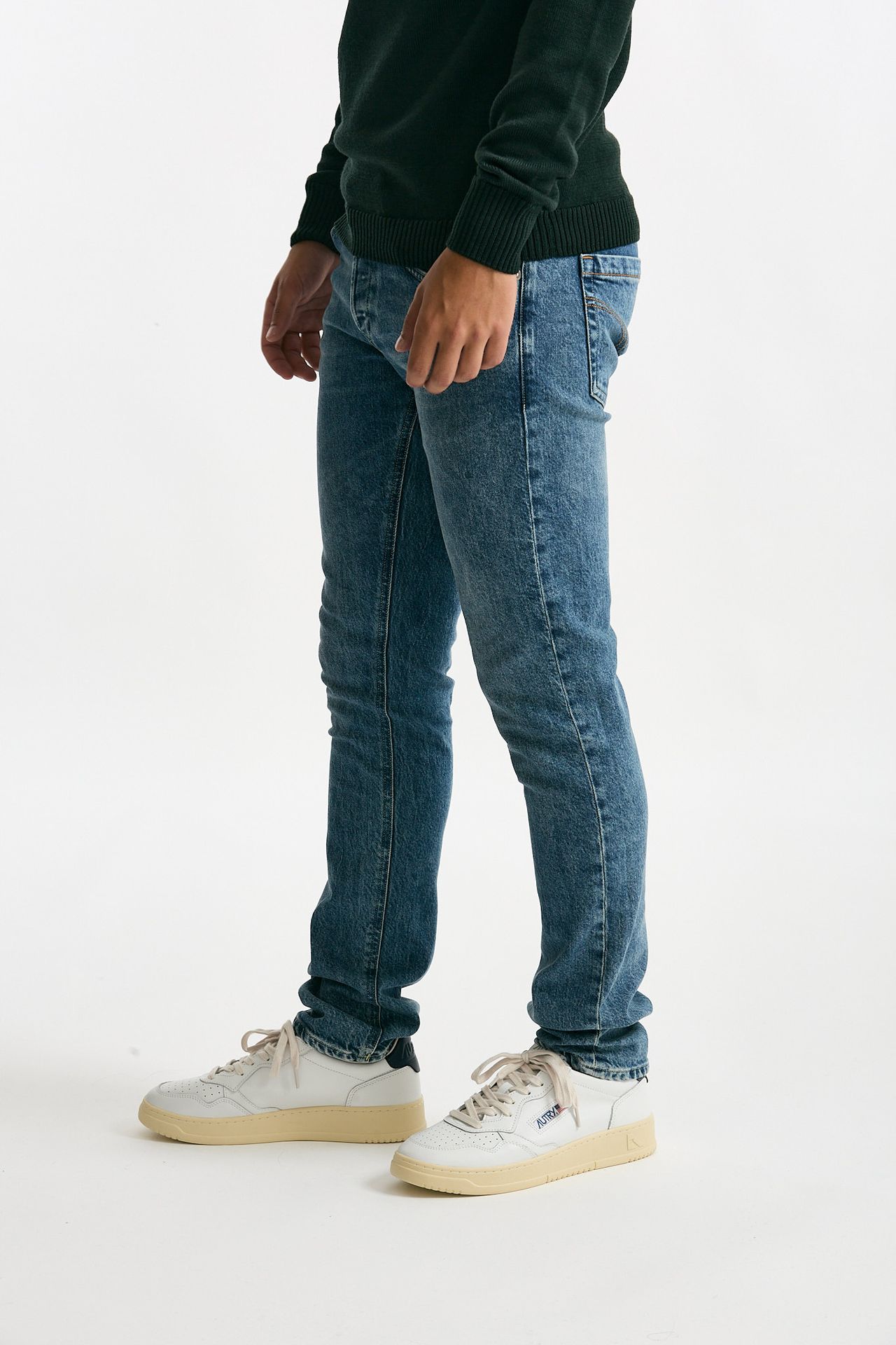 Jeans GEORGE lavaggio chiaro stone washed uomo Dondup - 4