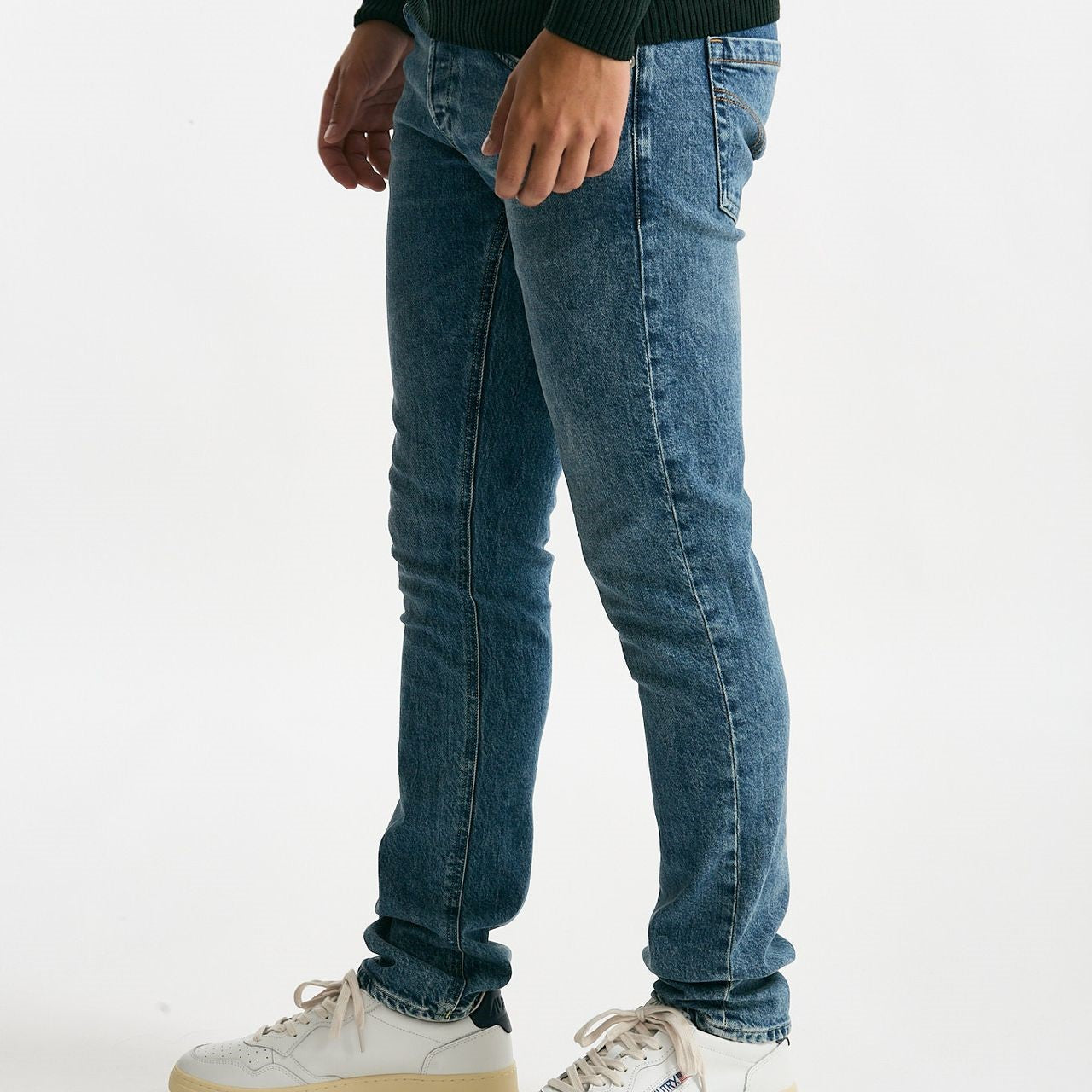 Jeans GEORGE lavaggio chiaro stone washed uomo Dondup - 8