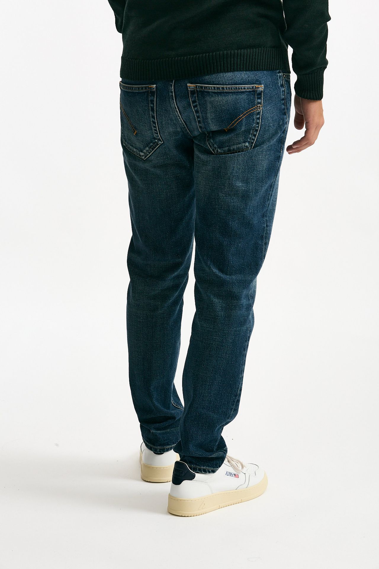 Jeans BRIGHTON lavaggio scuro stone washed uomo Dondup - 4