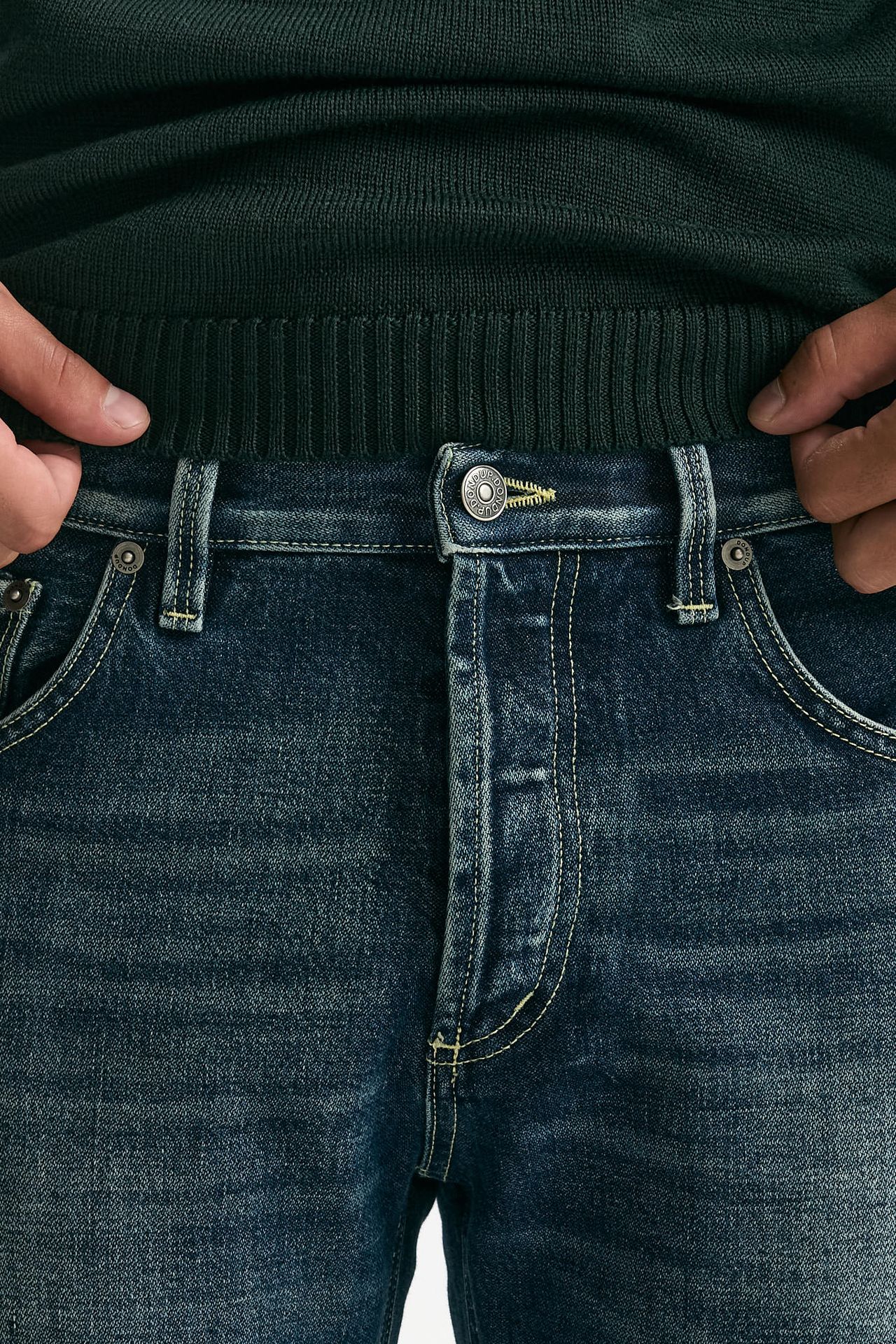 Jeans BRIGHTON lavaggio scuro stone washed uomo Dondup - 6