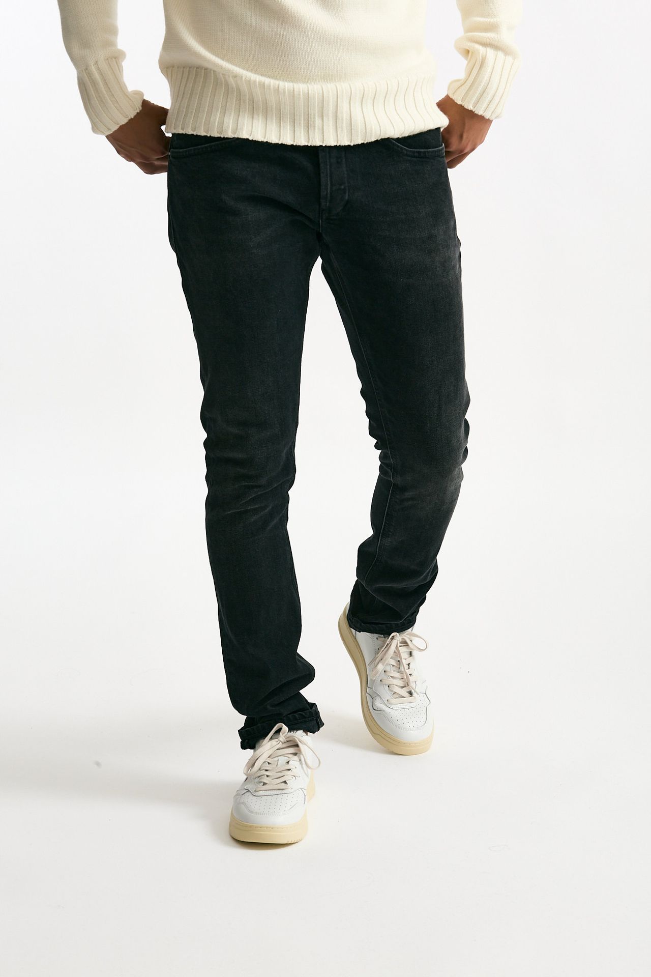 Jeans GEORGE nero stone washed uomo Dondup - 2