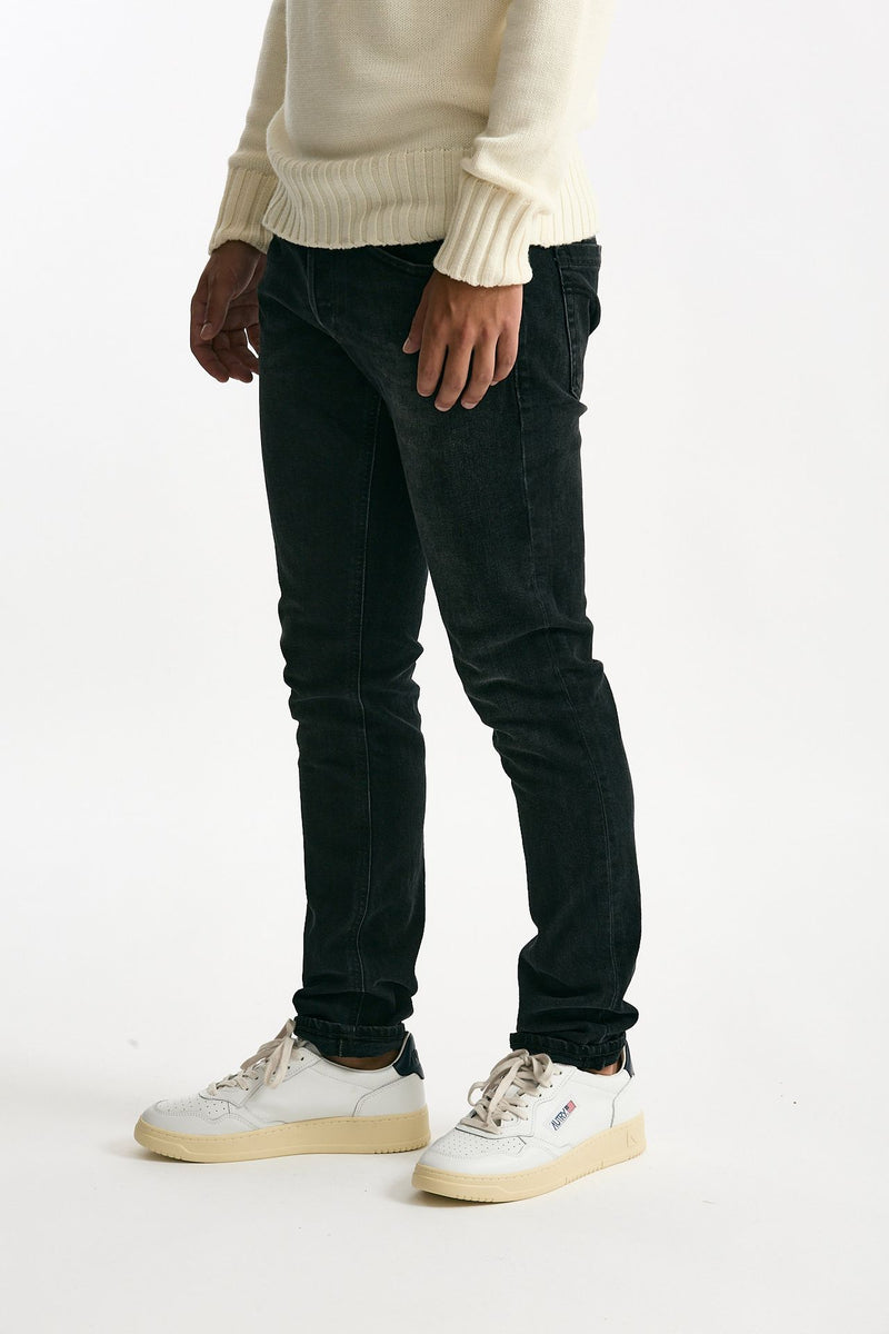 Jeans GEORGE nero stone washed uomo Dondup - 1