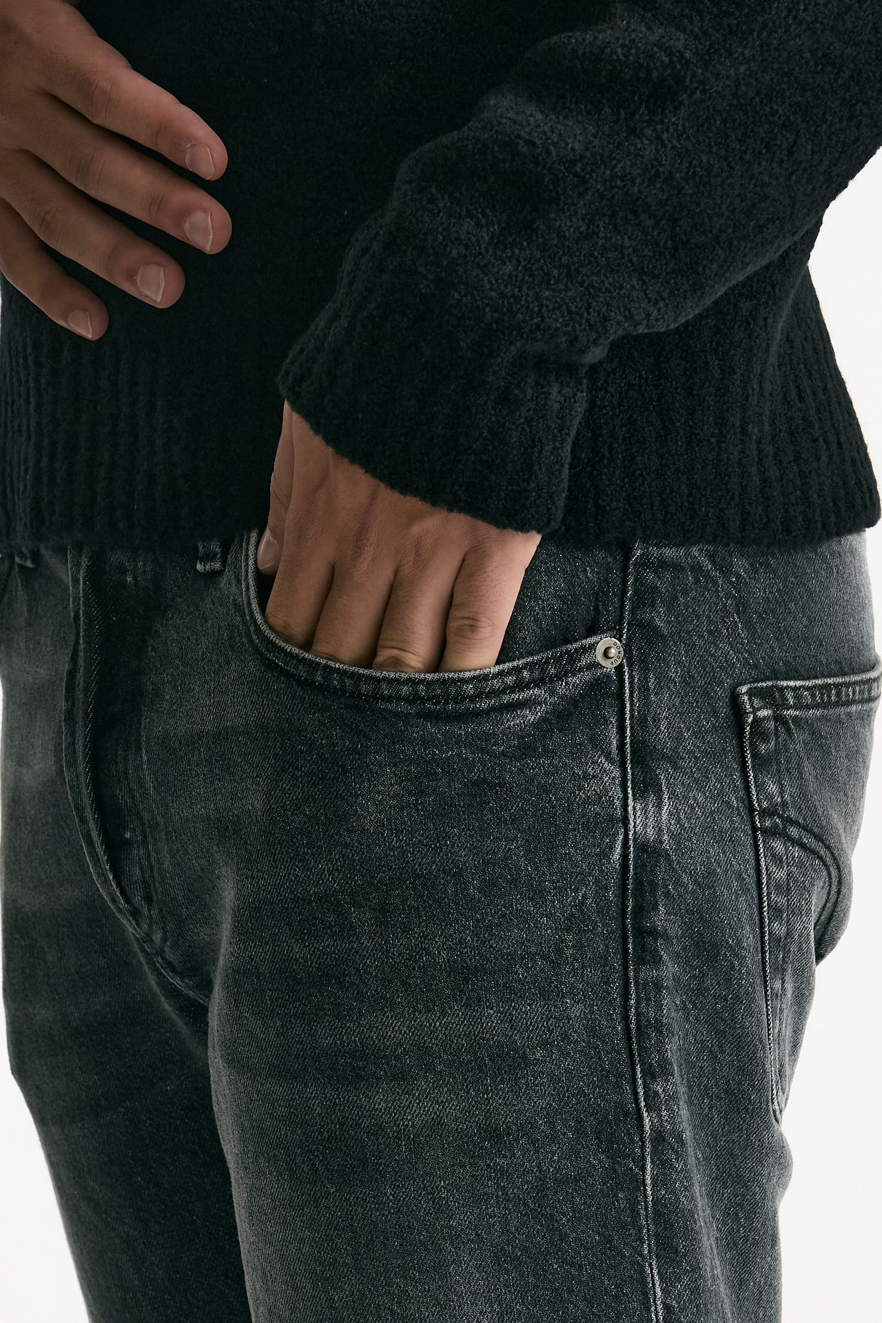 Jeans grigio BRIGHTON stone washed uomo Dondup - 5