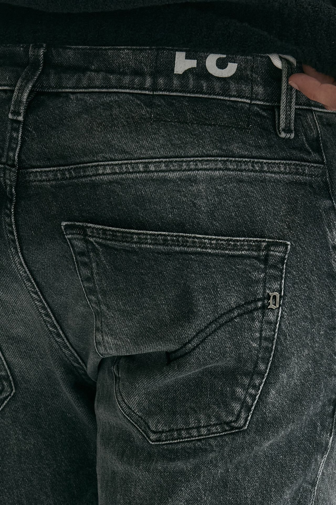 Jeans grigio BRIGHTON stone washed uomo Dondup - 7