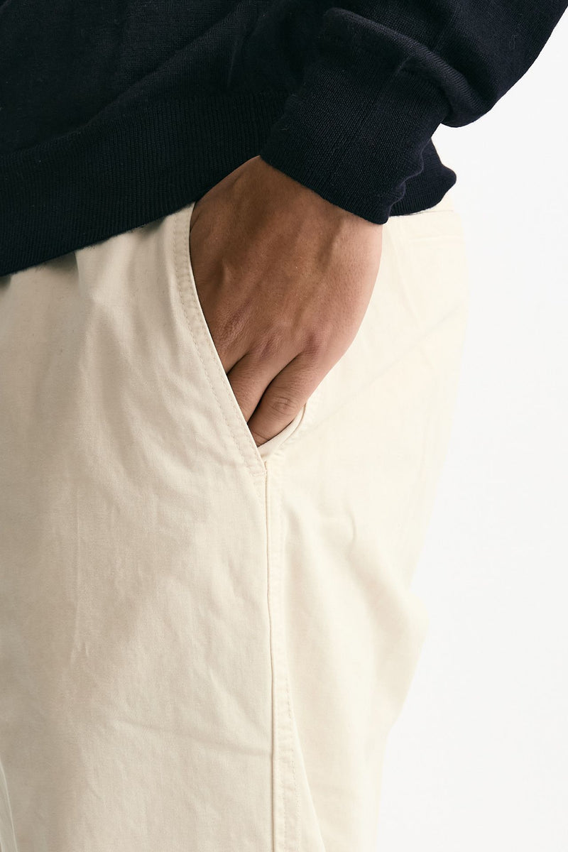 Pantalone ZYAN in cotone fermo panna uomo Dondup - 5