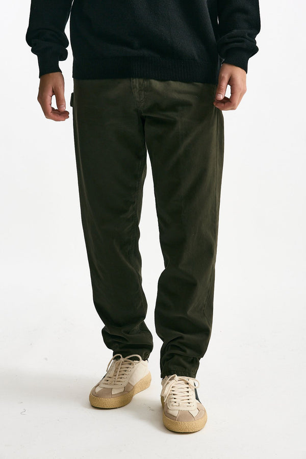 Pantalone BRIAN in cotone fermo militare uomo Dondup