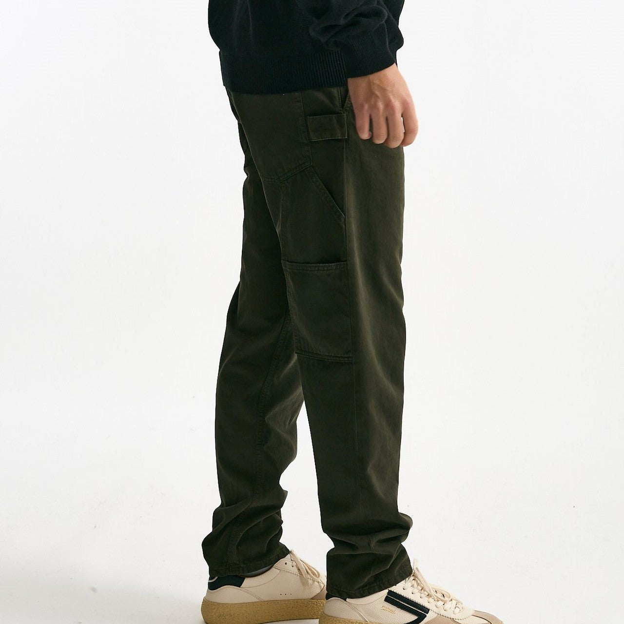 Pantalone BRIAN in cotone fermo militare uomo Dondup - 9