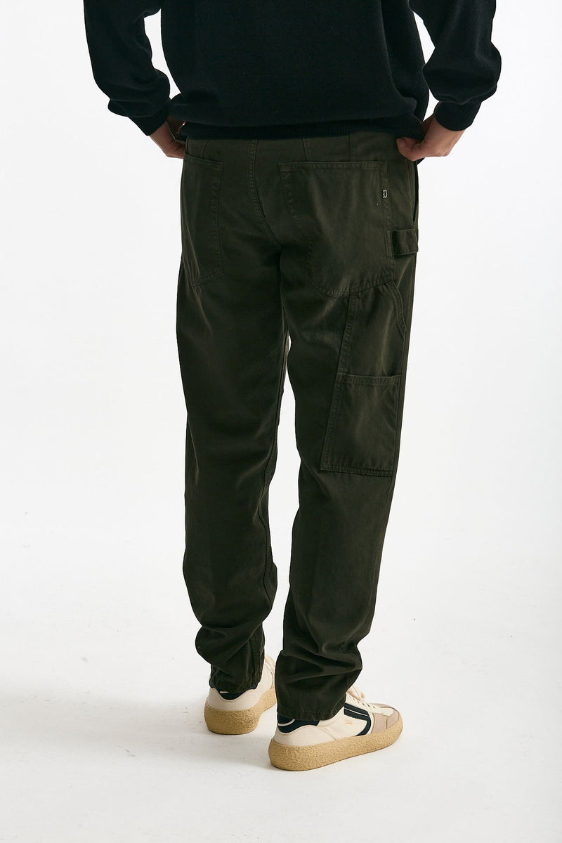 Pantalone BRIAN in cotone fermo militare uomo Dondup - 4