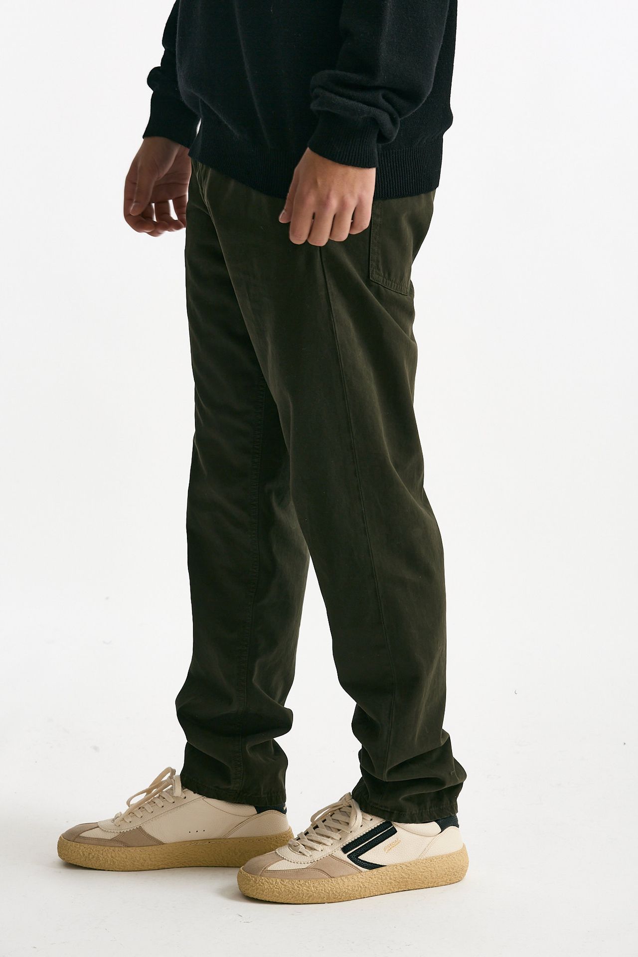 Pantalone BRIAN in cotone fermo militare uomo Dondup - 1