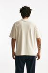 t-shirt in cotone panna uomo Drôle de monsieur - 3