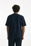 t-shirt in cotone blu uomo Drôle de monsieur - 3
