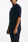 t-shirt in cotone blu uomo Drôle de monsieur - 4