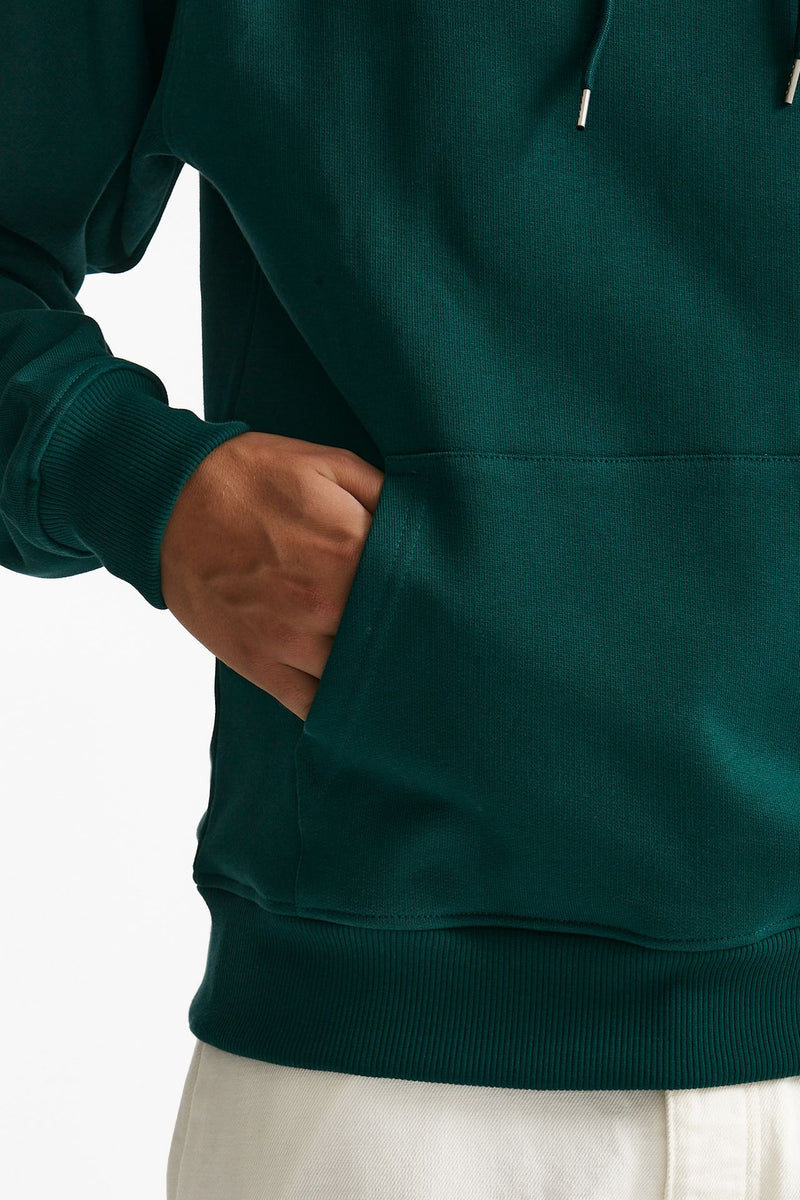 felpa cappuccio in cotone verde uomo Drôle de monsieur - 6