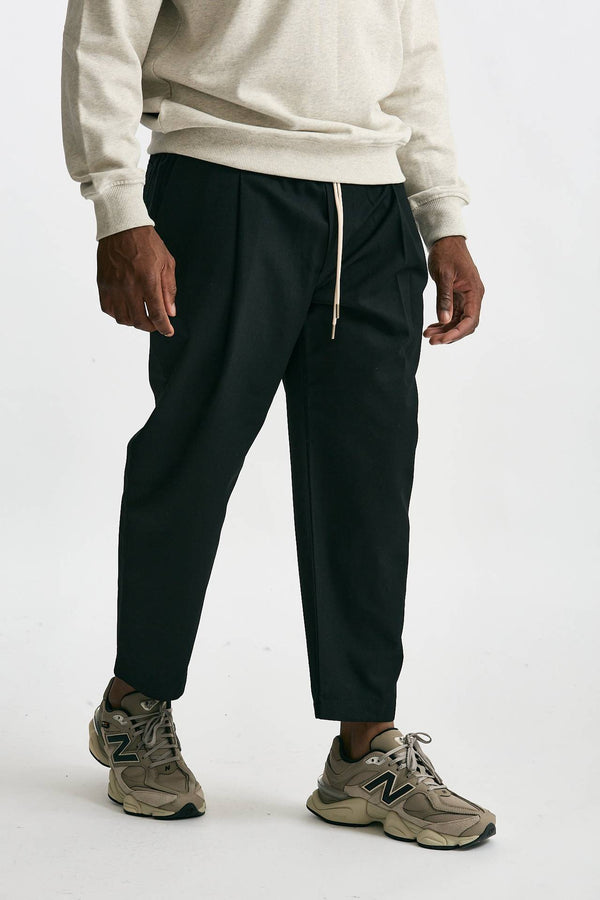 Pantalone in misto cotone nero uomo Drôle de monsieur