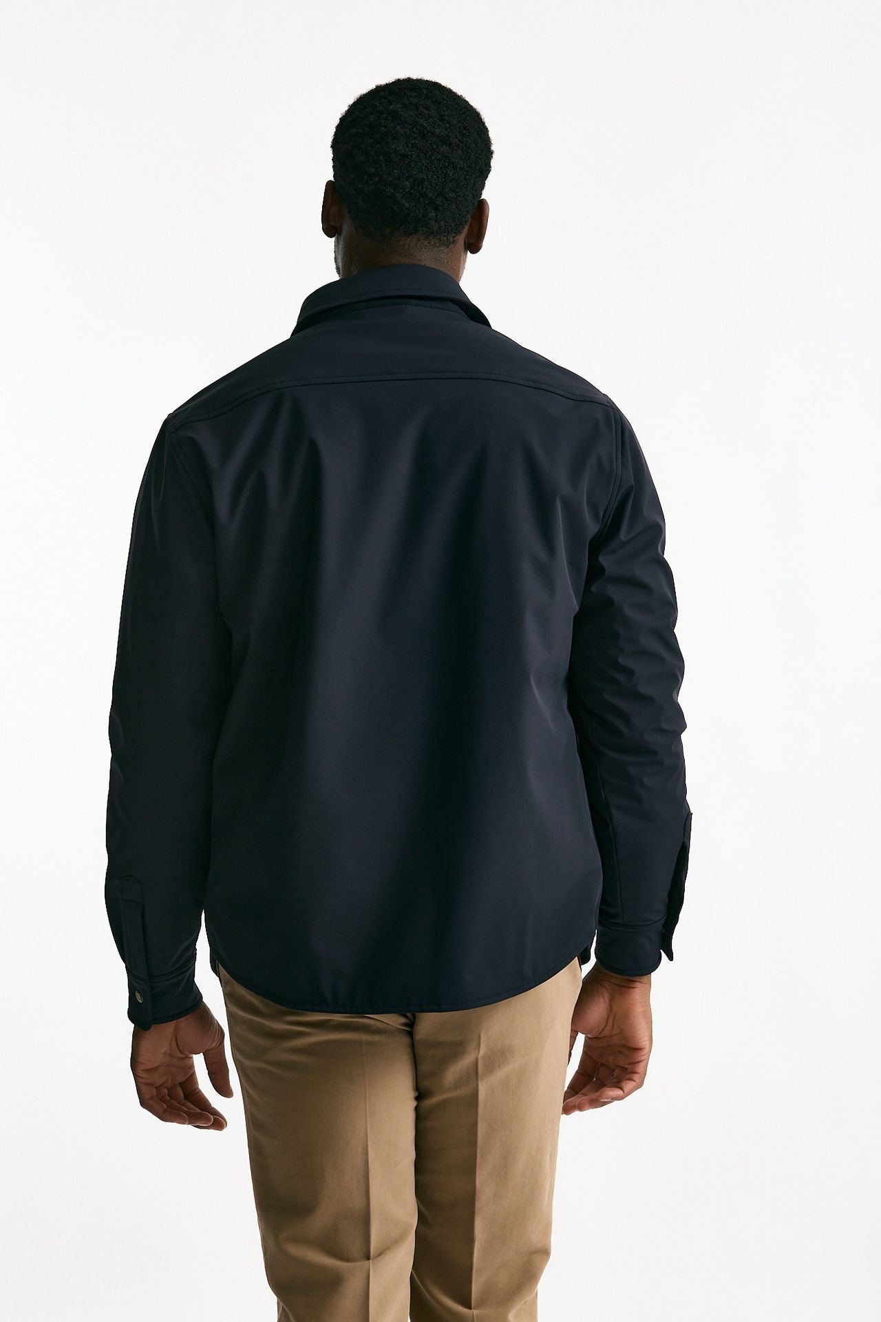 Giubbino in nylon stretch blu uomo Drumohr - 3