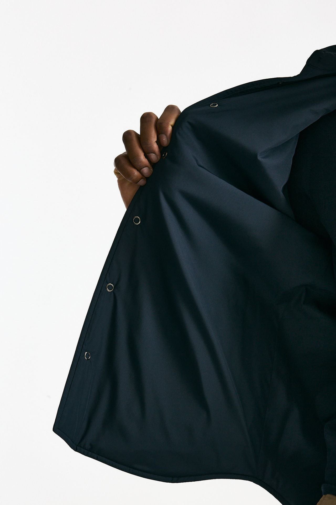 Giubbino in nylon stretch blu uomo Drumohr - 7