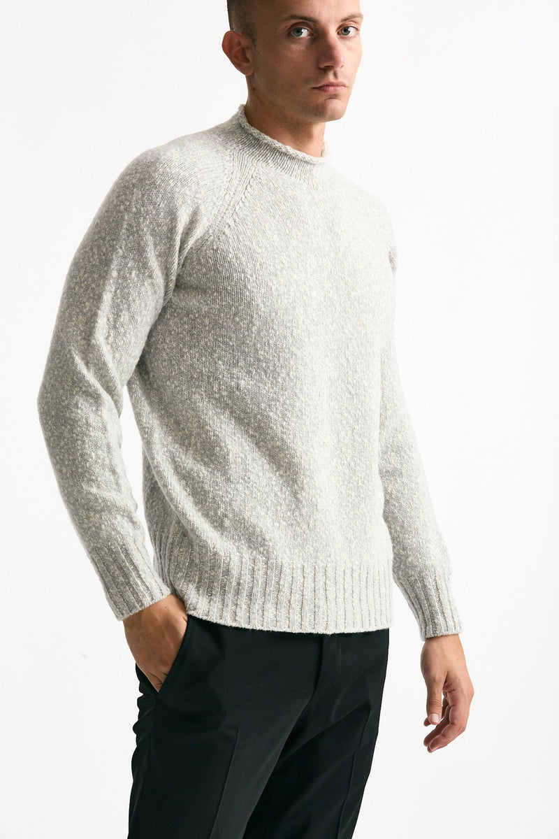 Maglia moulinè in cashmere e lana uomo Drumohr - 4