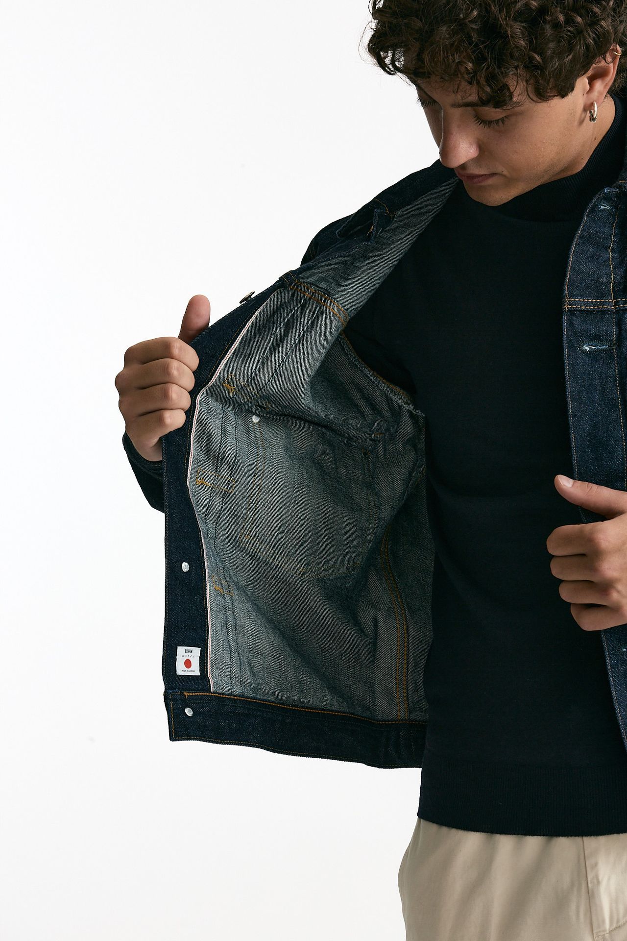 Giubbino denim in cotone uomo Edwin - 7