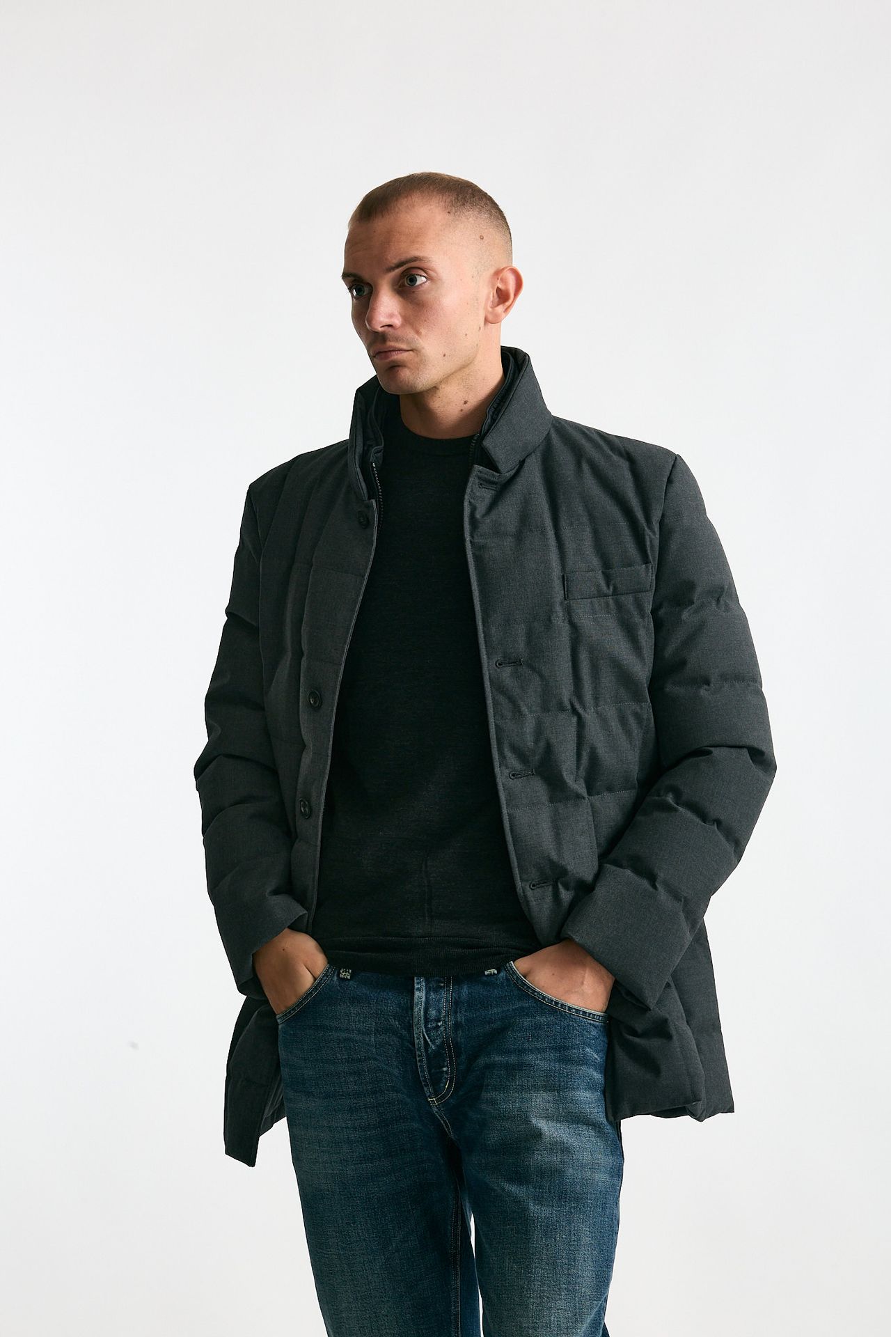 Piumino FAY double front grigio uomo Fay - 1