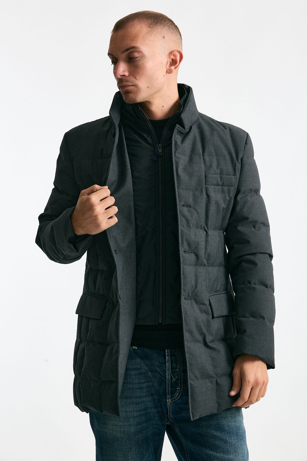 Piumino FAY double front grigio uomo Fay - 6