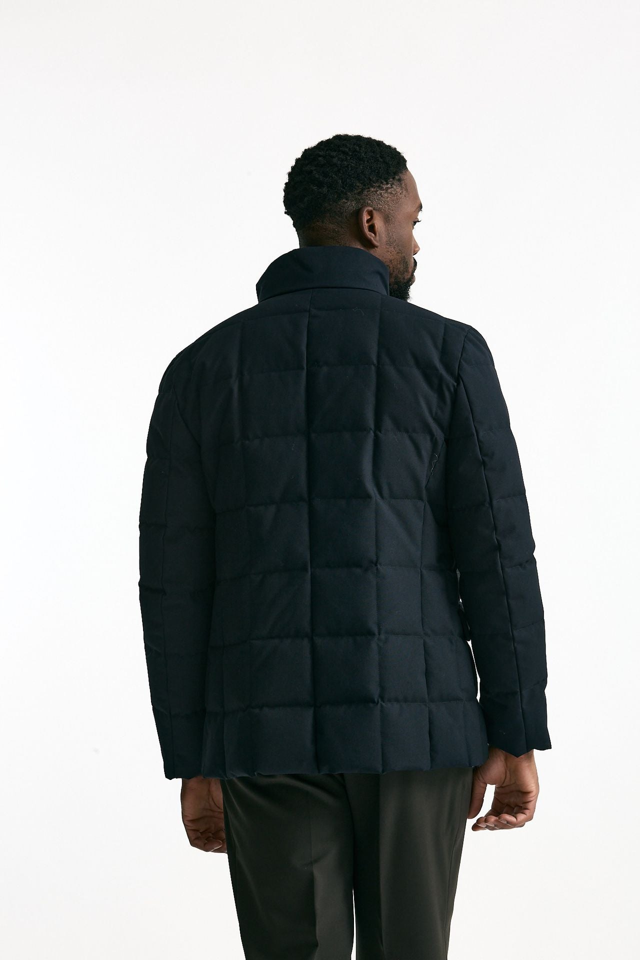 Piumino giacca double front blu uomo Fay - 3