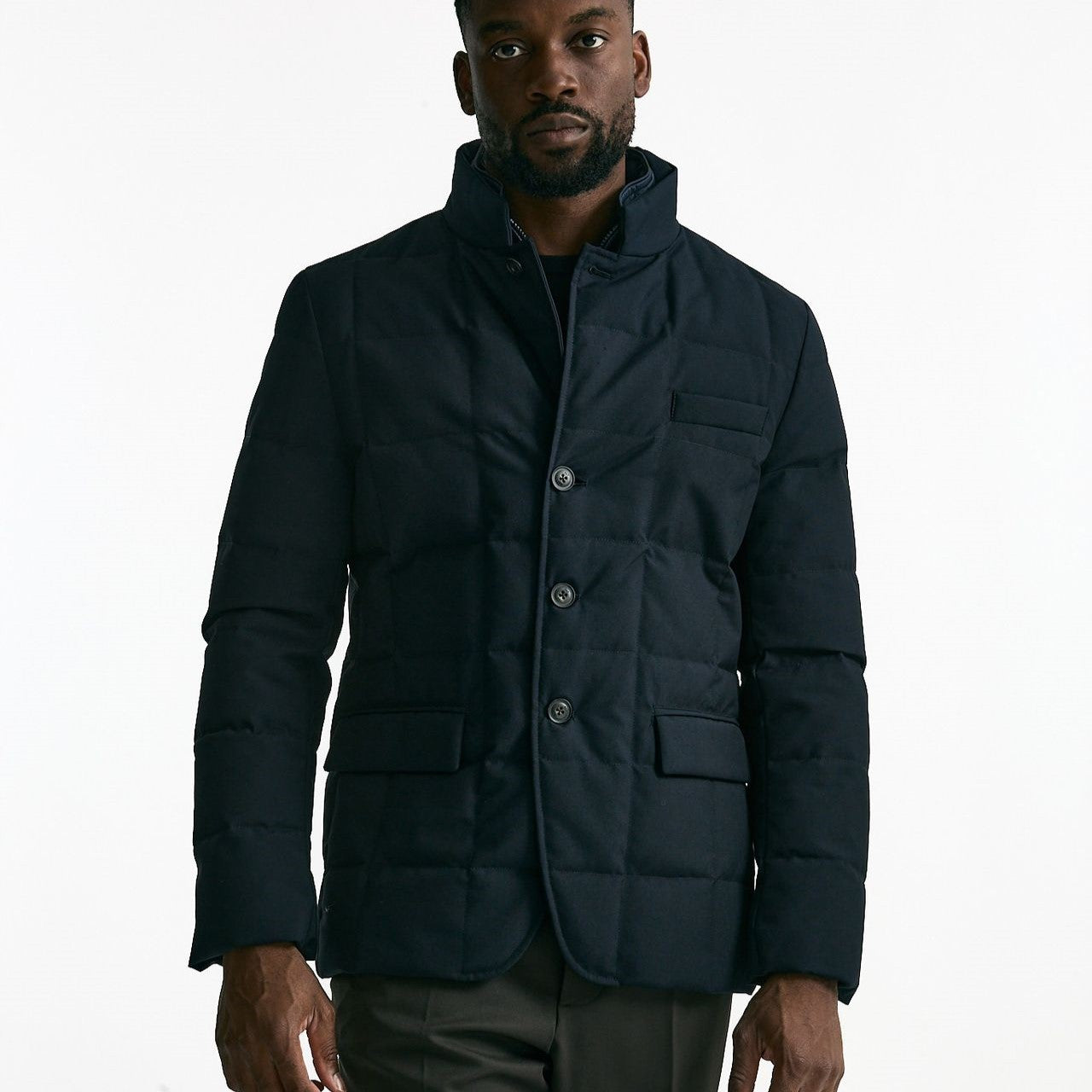 Piumino giacca double front blu uomo Fay - 10