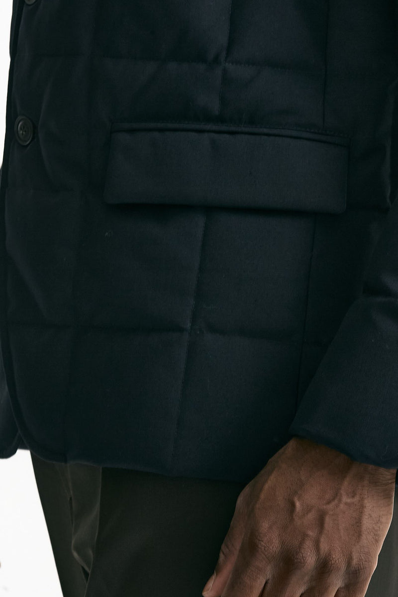 Piumino giacca double front blu uomo Fay - 8