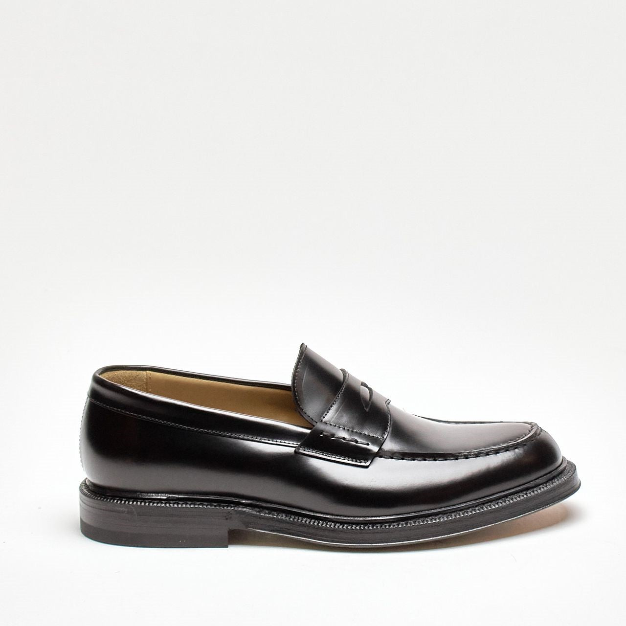 mocassini 1203 in pelle nera lavata uomo Green george - 8