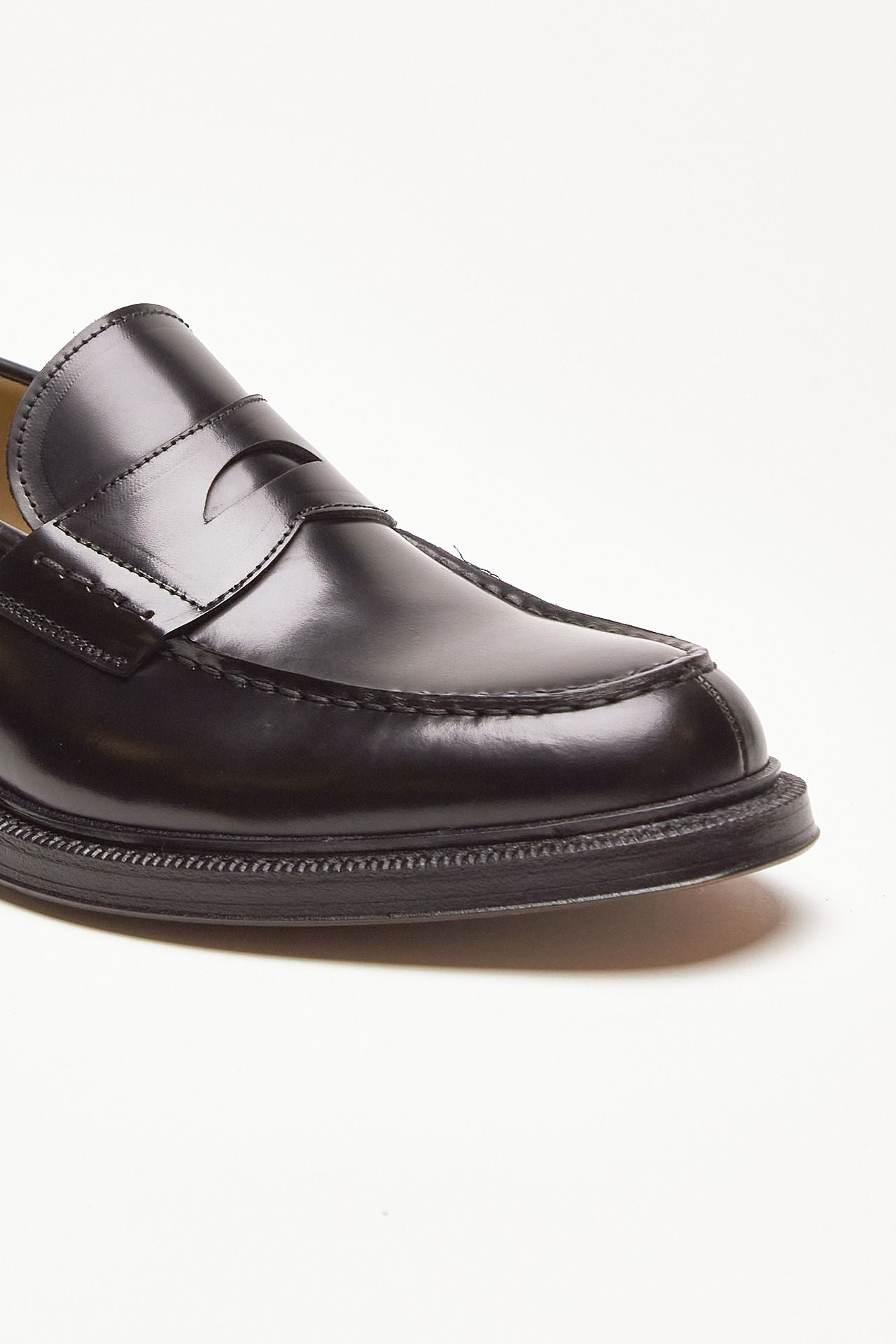 mocassini 1203 in pelle nera lavata uomo Green george - 6