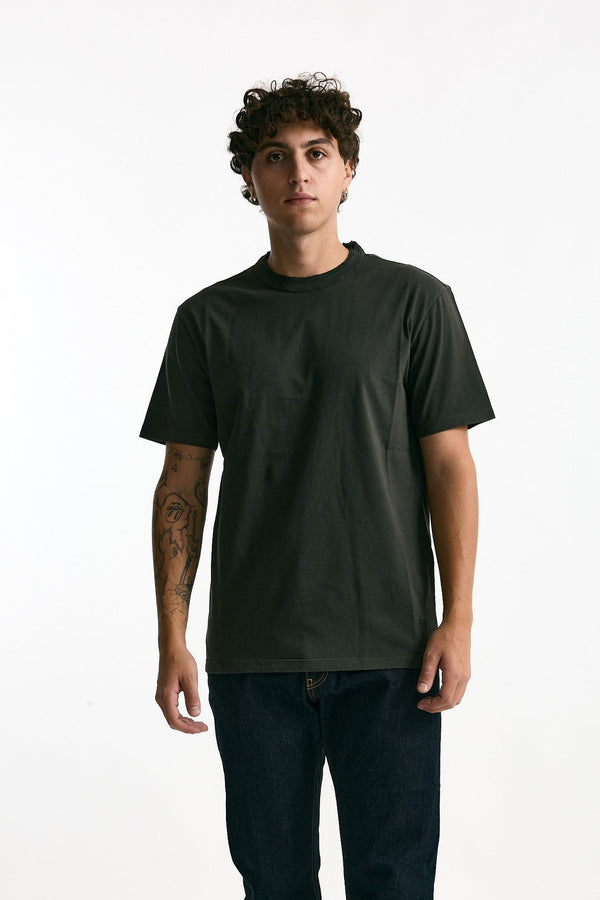 T-shirt in cotone grigio uomo Grifoni