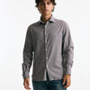 Camicia in cotone Vichy blu/bordeaux uomo Guy rover - 6