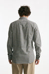 Camicia in cotone vichy marrone e blu uomo Guy rover - 3