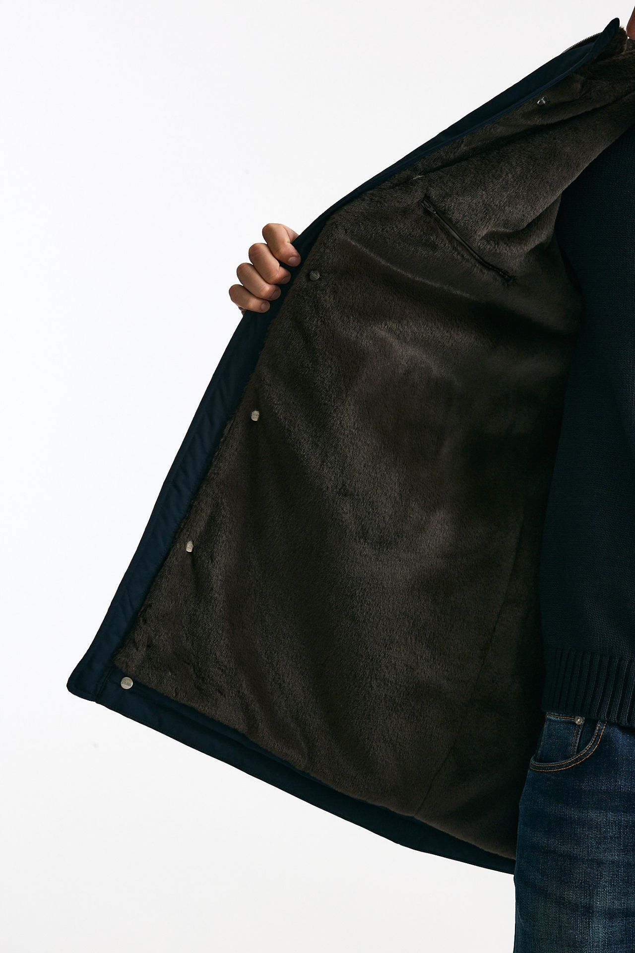 Parka blu in nylon uomo Herno - 9