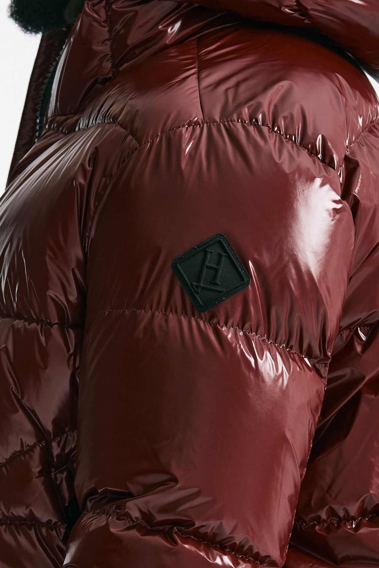 Piumino con cappuccio rosso uomo Herno - 3