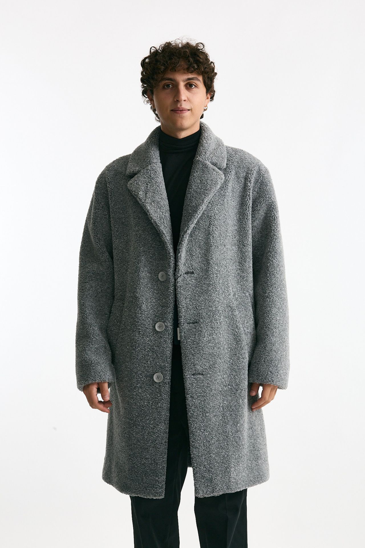 Cappotto orsetto grigio uomo Herno - 1