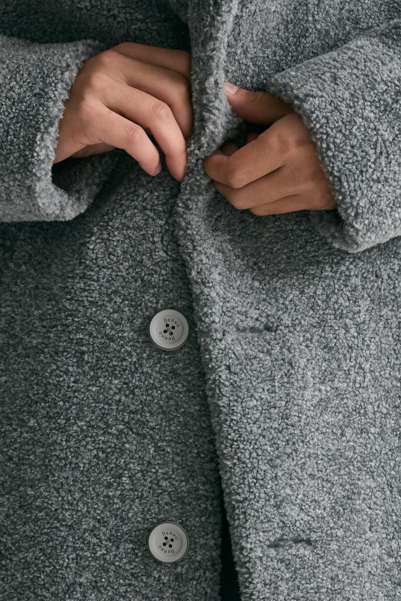 Cappotto orsetto grigio uomo Herno - 6