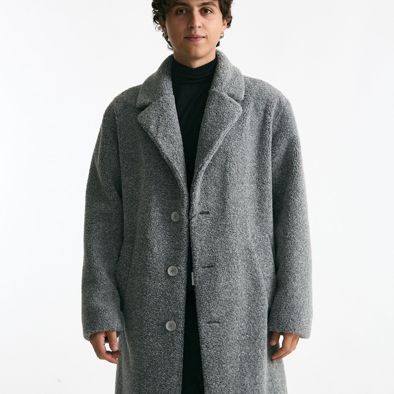 Cappotto orsetto grigio uomo Herno - 10