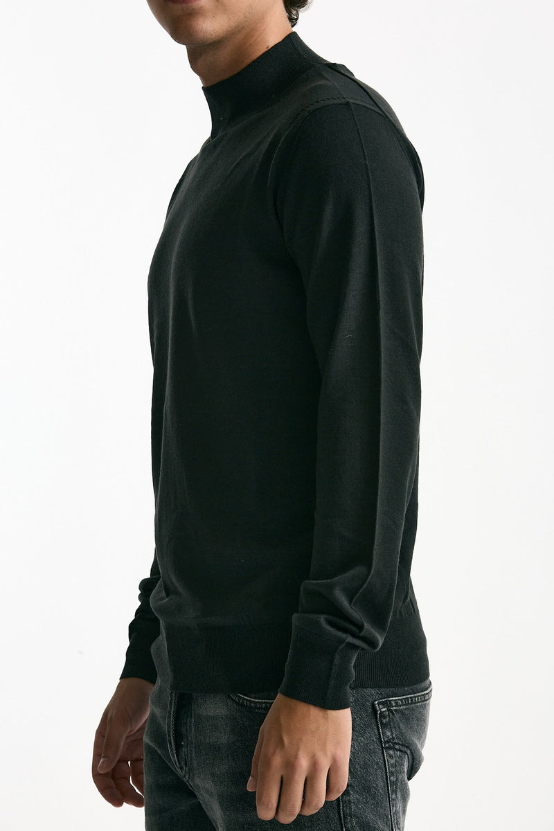 Lupetto in lana rasata grigio uomo Hosio - 1